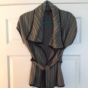Dana Buchman Sleeveless Wrap Sweater
